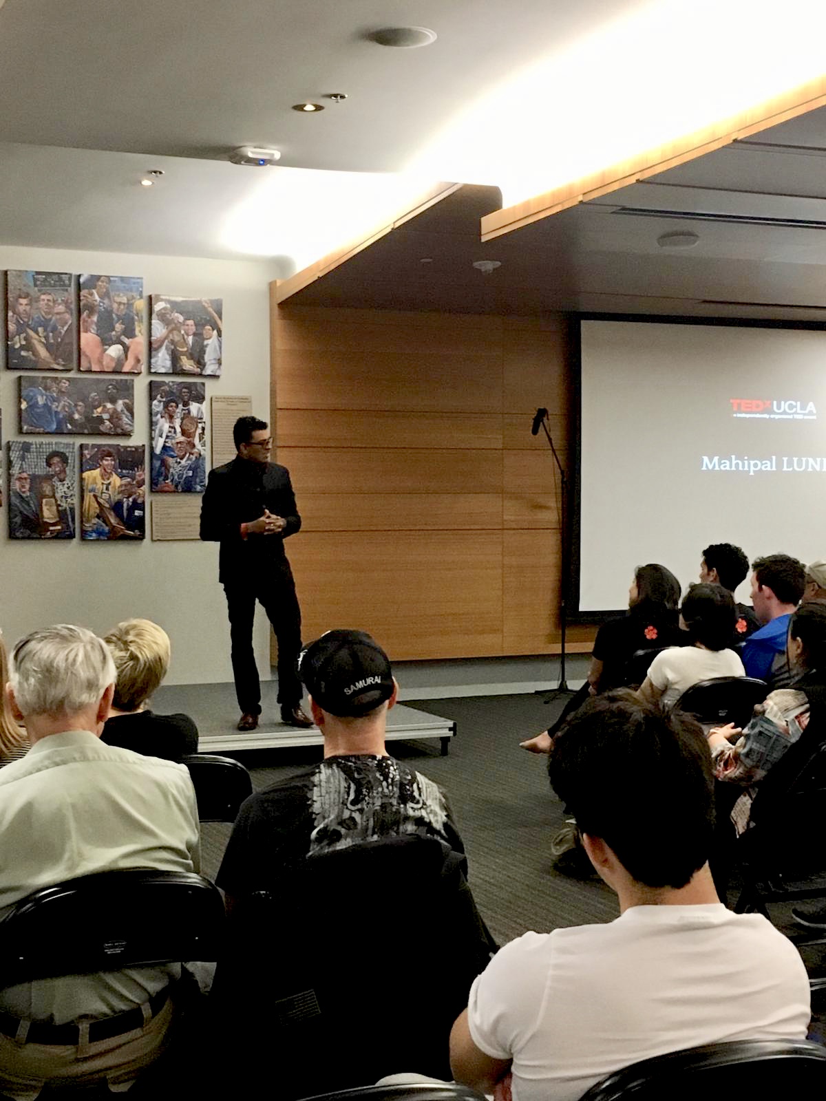 Mahipal Lunia speaking at TEDx UCLA